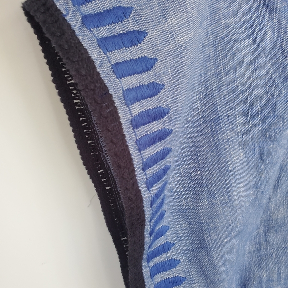 Vineyard Vines NWOT Linen Blend Embroidered Top Boho - Picture 5 of 12